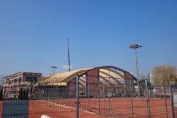 zdjęcie nr 14 Budowa hali tenisowej - postępy prac