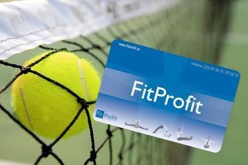 Graj w tenisa z kartą FitProfit
