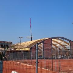 zdjęcie nr 0 Postępy prac budowlanych hali tenisowej