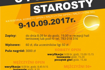 TURNIEJ O PUCHAR STAROSTY - 09-10.09.2017 r.